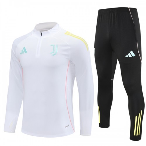 Juventus Trenings Collegegenser 2025-26 Kvart-Zip Hvit - Herre Juventus Trenings Collegegenser 2025-26 Kvart-Zip Hvit - Herre